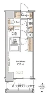 ブランシエスタ両国【7階】の間取り