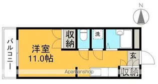 オパールビル【3階】の間取り