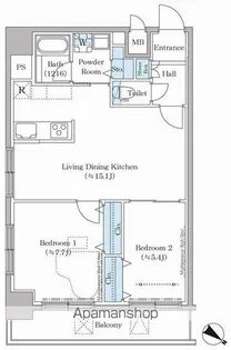 ステラテラス【10階】の間取り
