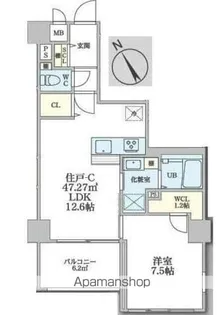 SSKNOT【6階】の間取り