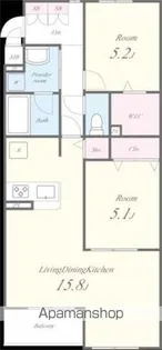 ルーチェ(北足立郡)【2階】の間取り