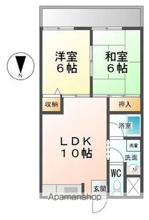 第2中広不動産ビル【4階】の間取り