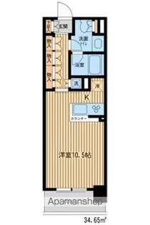 神奈川県横浜市港北区新横浜2丁目【マンション】の間取り