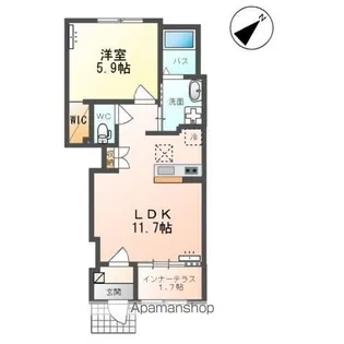 GRASS COAT 辻村【1階】の間取り