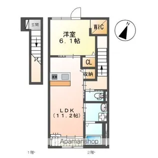 ソフィア【2階】の間取り