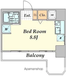 リーノ新宿若松町【11階】の間取り