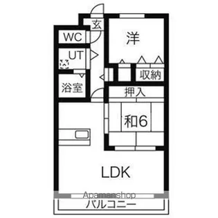 ポピュレール【1階】の間取り