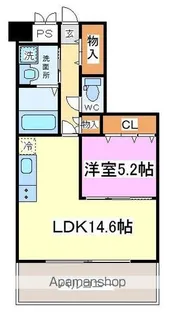 アークデュオ仙台宮町【4階】の間取り