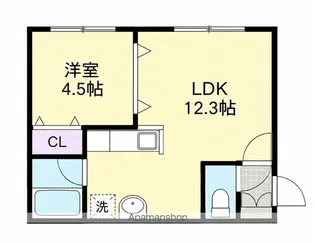 レインボーハウス新中野№.25【1階】の間取り