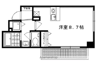 プレサンス京大東【307号室】の間取り