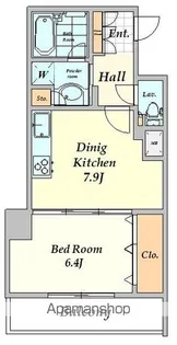 リエール若松町【2階】の間取り