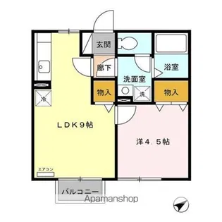 メープル・コート Ⅱ【2階】の間取り