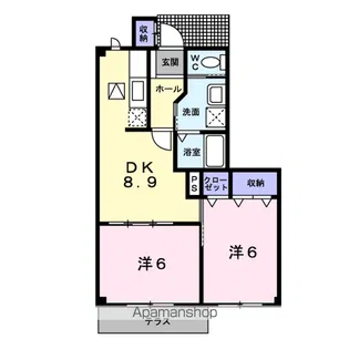 エルガーデンⅡ【1階】の間取り