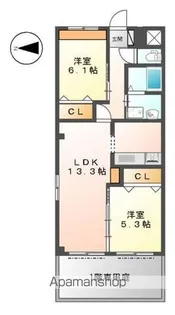 consolateur【1階】の間取り