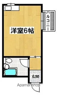 帝塚山ハイツ【506号室】の間取り
