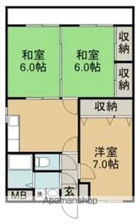 インカム藤久【2階】の間取り