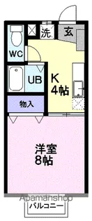 オランダ村 G棟【2階】の間取り