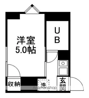 グリーンハイツ宮城野【301号室】の間取り