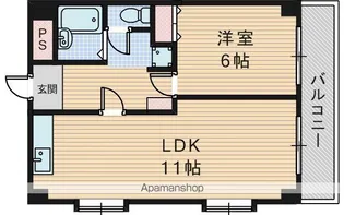 第2高光マンション【3階】の間取り