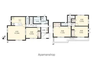 埼玉県さいたま市緑区宮本2丁目【一戸建】の間取り