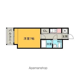 エステートモア博多APEX【5階】の間取り