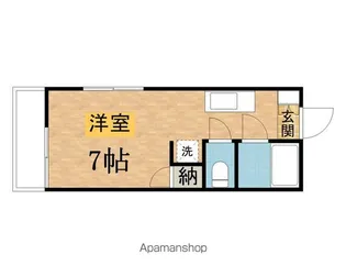 ソレイユ多摩【1階】の間取り
