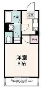 チェスナッツ【2階】の間取り