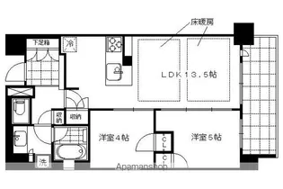 ルーシア京都烏丸御池【901号室】の間取り