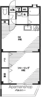 シャルム若宮【1階】の間取り