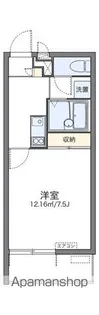 レオパレスマイン【101号室】の間取り