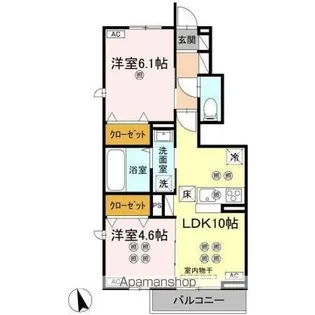 ローゼン太田【1階】の間取り