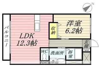 ロイヤル中央【3階】の間取り