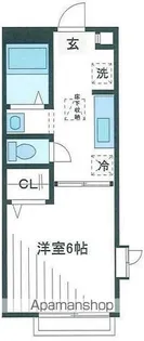 プラティーク三鷹【101号室】の間取り