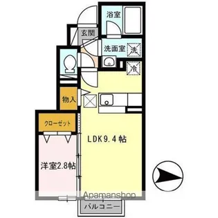 MODERATO【1階】の間取り
