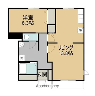 メゾン・ド・ウォーム A【103号室】の間取り