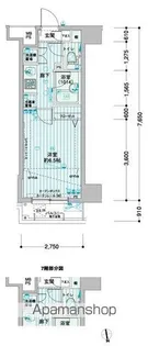 メインステージ浜松町【503号室号室】の間取り