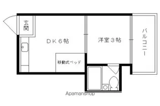 第1レジデンス春田【153号室】の間取り