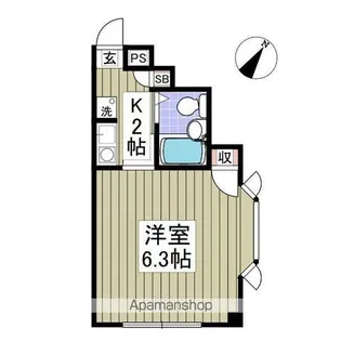 トワイ・ライト・ビル【3階】の間取り