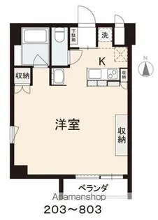 コリドールベイ【2階】の間取り