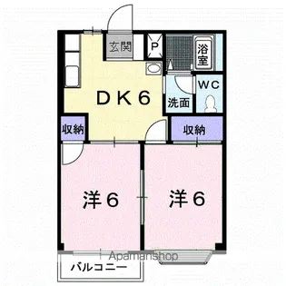 ライフサークルパート2【2階】の間取り