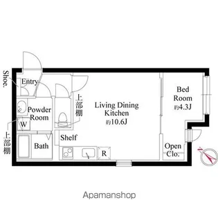 CASA PIAZZA 東池袋【5階】の間取り