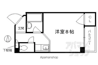 サンウェルス【403号室】の間取り