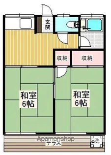 神奈川県川崎市宮前区有馬6丁目【アパート】の間取り
