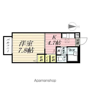 マンハイムⅢ【1階】の間取り