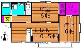 ハイグランス C【102号室号室】の間取り