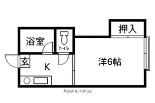 フォーブル青葉【206号室】の間取り