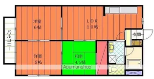 たかおマンション【4階】の間取り