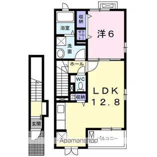 ダンデライオン 壱番館【2階】の間取り
