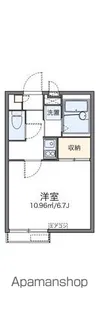 レオパレス長池【2階】の間取り