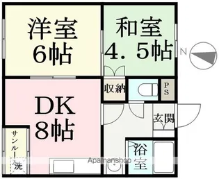 大町ハイツ【202号室】の間取り